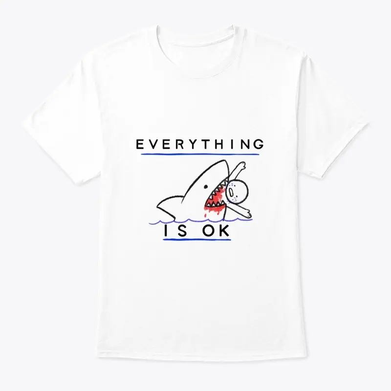 Everything  Is OK - Funny Illustration 