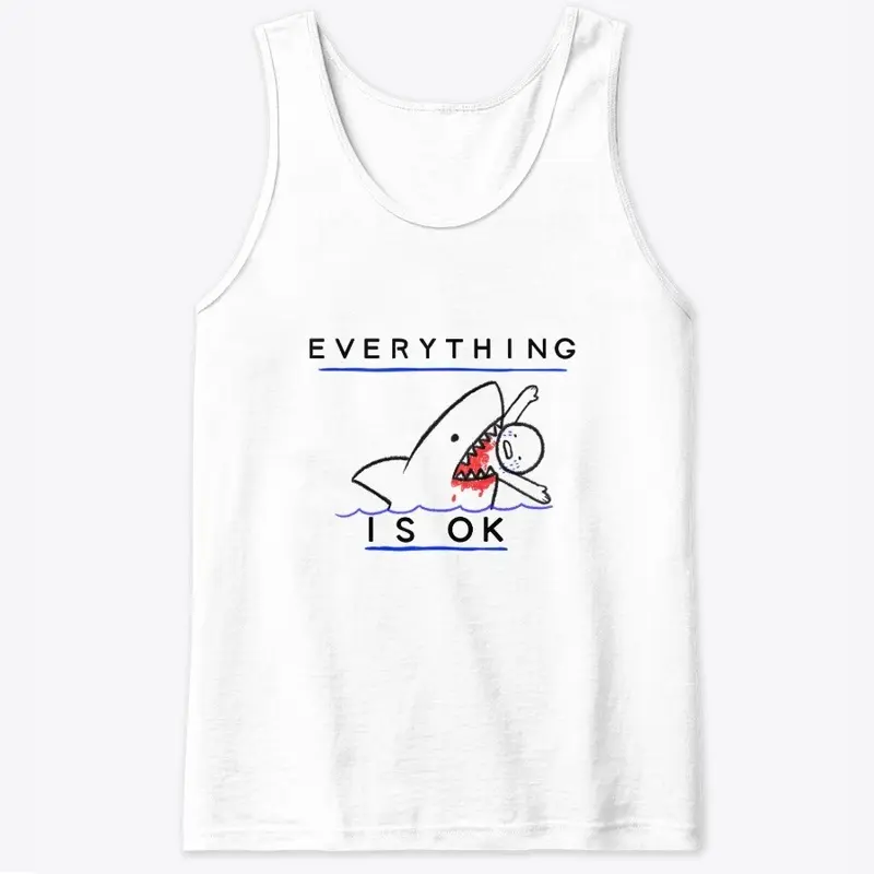 Everything  Is OK - Funny Illustration 