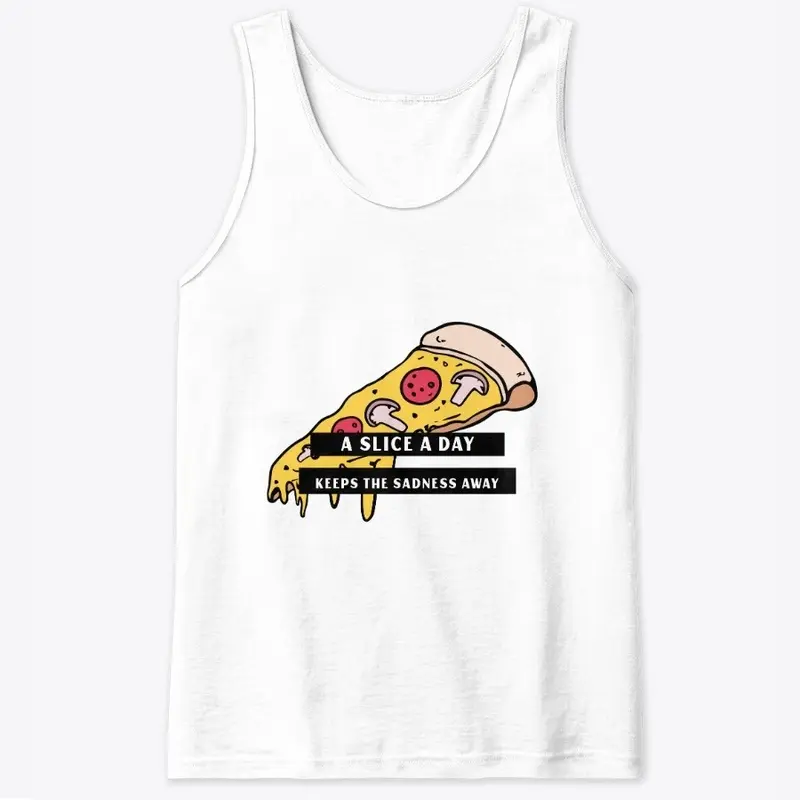 Pizza Lovers A Slice A Day  Quote 